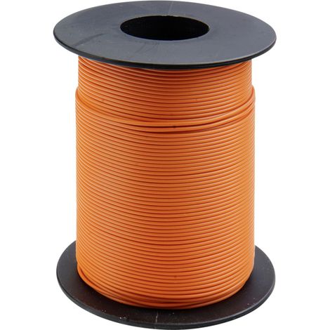 Donau Elektronik 119-17 Litze  1 x 0.14 mm² Orange 100 m