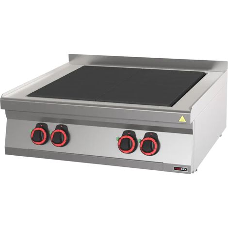 Fourneau électrique avec 4 coup de feu TOP REDFOX - SPL 70/08 E - REDFOX
