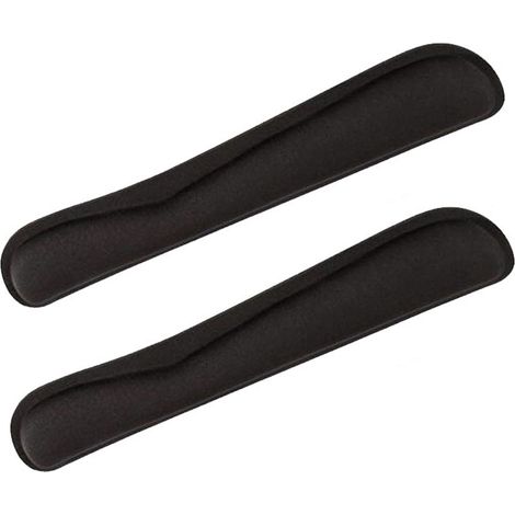 Juego de 2 alfombrillas para ratón, con reposamuñecas ergonómico, tejido de licra y base antideslizante, ideales para la oficina y los videojuegos. (1/5)