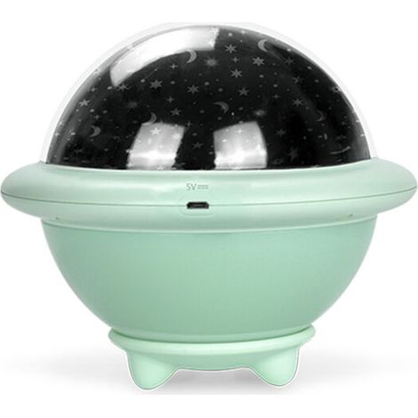Lampe De Projection De Ciel Étoilé, 2 En 1 Veilleuse Led Univers Et Thème De Projection De L'océan vert (1/5)