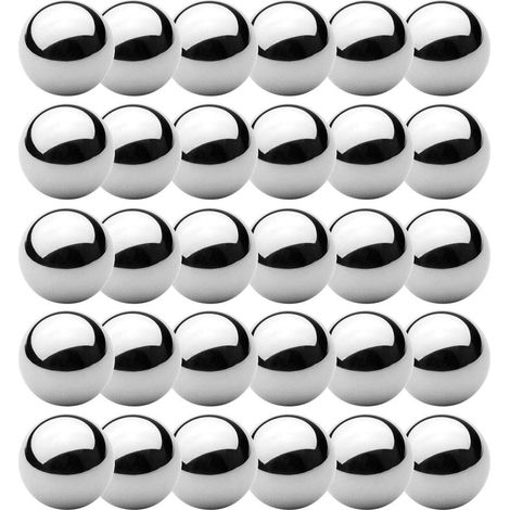 30x billes acier 3/16 (4.76mm) haute précision universel roulement cage à bille (1/3)