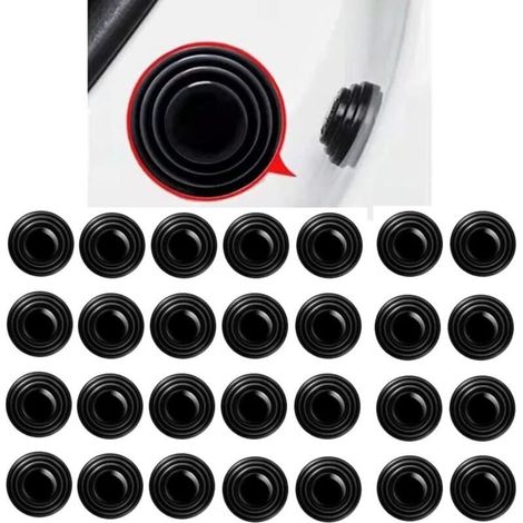 Lot de 30 joints d'amortisseur pour portière de voiture, autocollants décoratifs anti-collision, accessoires automobiles de protection (1/4)