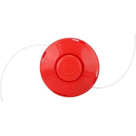 Tête de coupe-bordures universelle à alimentation par frappe, bobine de fil en plastique rouge durci, accessoires pour débroussailleuse (1/5)