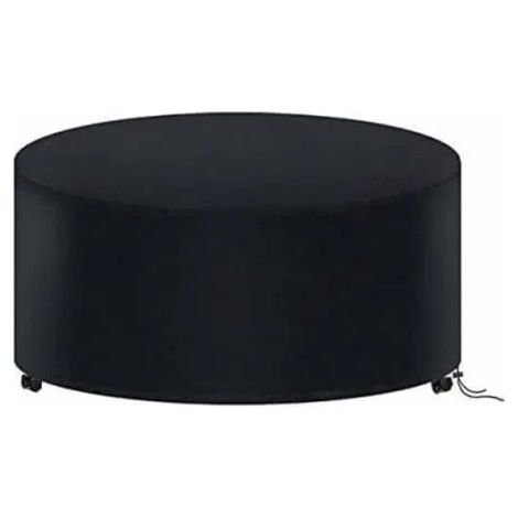 Housse de table de jardin ronde 120 x 75 cm, imperméable, protection pour mobilier d'extérieur (1/5)
