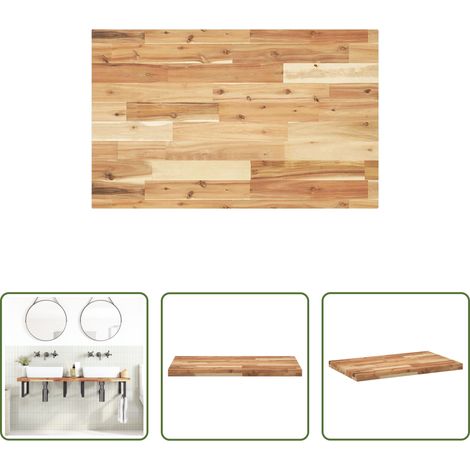 vidaXL Ölbeschichtung -  Waschtischplatte Ölbeschichtung 120x50x4 cm Massivholz Akazie
