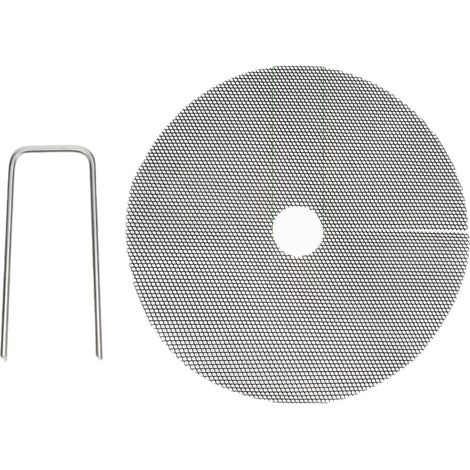 2 Pièces Couvre-Pots Anti-Chats Diamètre 40cm avec Grille 2.5cm, Protection Respirante pour Terreau et Plantes d'Intérieur et Jardin (1/5)