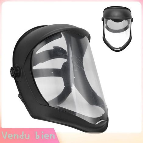 protection faciale Écran Facial Complet Écran Facial Transparent PC ABS Anti-buée Bouton Réglable electromenager fait (1/4)