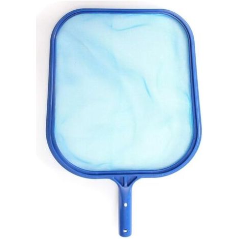 BUNTHAUS Bleu Épuisettes de Surface pour Piscine, Feuille Professionnelle en Plastique Rake Net Mesh Skimmer Clean Tool pour Piscine étang Bain à remous Fountain Fish Tank (1/5)