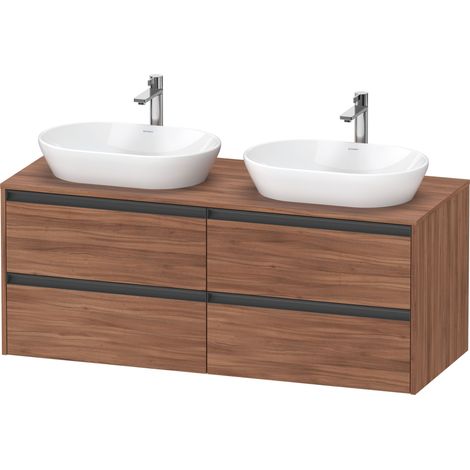 Duravit Ketho.2 bâti-support de lavabo sur console suspendu, (1/2)