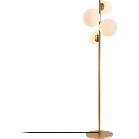 Lampada da terra vintage in oro - 4 luci CANDICE (1/4)