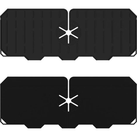 Tapis Anti-Éclaboussures Pour Robinet - Tapis De Drainage En Silicone Pour Évier Cuisine Salle De Bain - 36 X 13 5 X 0 6 Cm - 1 Pièce (1/5)