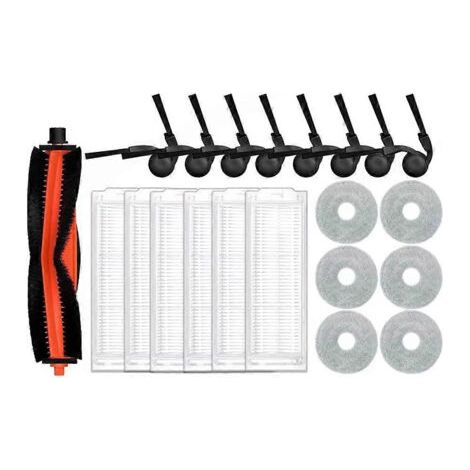 Accessoires pour aspirateur robot Xiaomi S40 PRO / OV71GL : brosse principale, lingette de nettoyage, filtre et pièces de rechange
