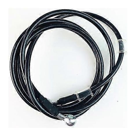 Durite de frein hydraulique tressée pour moto (950 mm - 2200 mm), raccord banjo 10 mm, compatible Suzuki, Kawasaki, Yamaha et Honda. Longueur : 220 cm. (1/5)