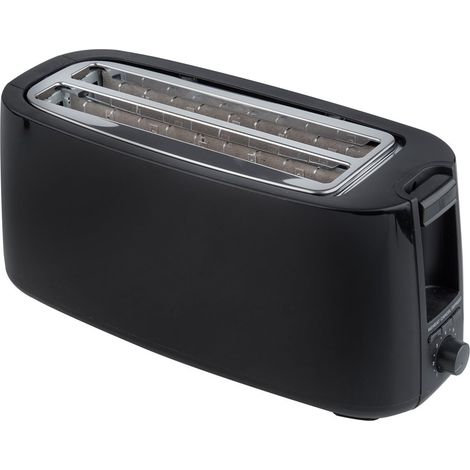 Tostapane elettrico Küken nero 1400w 4 pezzi