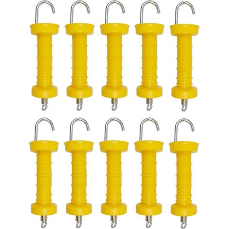 Poignée de portail de clôture électrique, poignée de portail robuste, poignée de portail en plastique, accessoire de clôture Ranch (1/5)