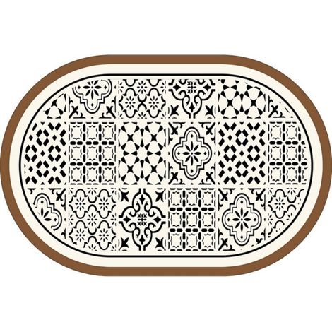 Fumée solitaire 5080cm (terre de diatomées) Tapis de sol en terre de diatomées, tapis de bain, très absorbant, antidérapant (1/5)
