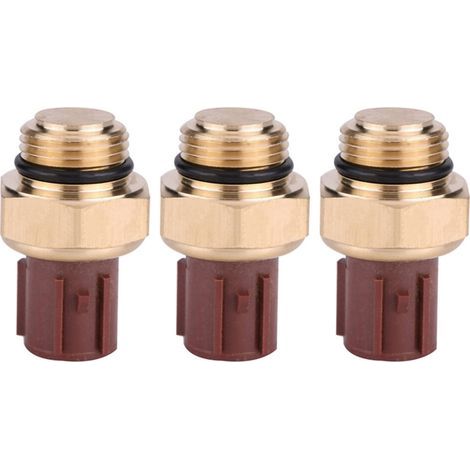 3X Accessoires de Voiture de Remplacement de Commutateur de Capteur de Température D'Eau de Ventilateur de Refroidissement de Radiateur pour (1/2)