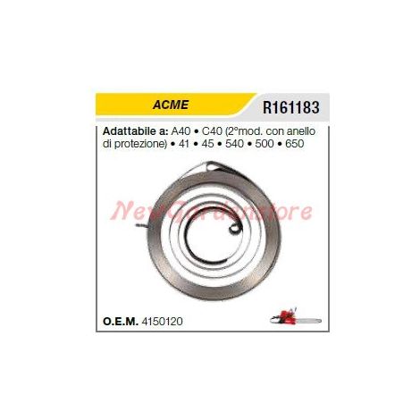 Molla avviamento ACME per motozappa A40 C40 41 45 540 500 650 R161183