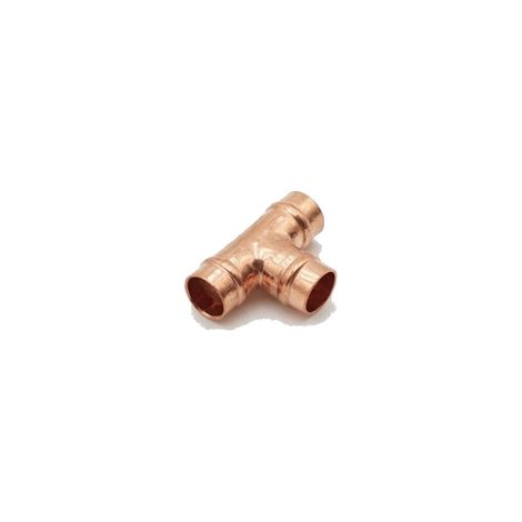 PrimaPlus 10mm Copper Solder Ring Equal Tee Fitting (1/2)