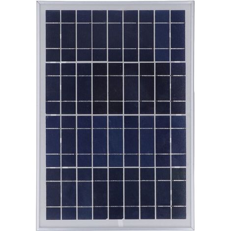 Panneau solaire 10W pré-forage monocristallin imperméable 18V extérieur pour l'éclairage hors grille (1/5)