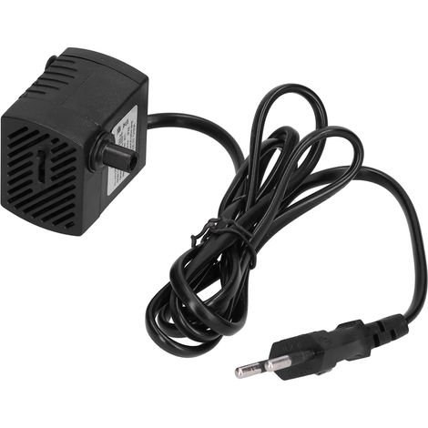 Mini pompe submersible, anti-surchauffe, filtre silencieux pour le changement d'eau, convient aux aquariums et aux bassins, 5W 92GPH (prise standard européenne AC220-240V, tuyau non inclus). (1/5)