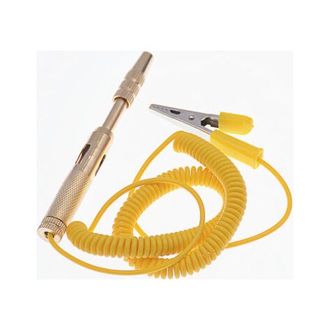 Testeur de Circuit, DC 6V 12V 24Vtest de tension d'ampoule Stylo testeur de tension pour voiture et camion Circuit Testeur Pen Circuit Finder Détecteur de court-circuit remorques camions remorques (1/4)