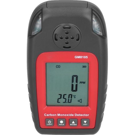 BENETECH Gasdetektor, Brenngasalarm, Kohlenmonoxidalarm, hochpräzises LCD-Display, optischer und akustischer Alarm, CO-Monitor (1/5)