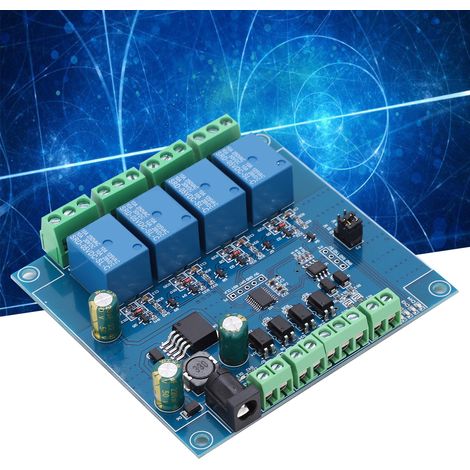 Modbus-RTU7-24V Vierkanal-Relaismodul: Schalt-Ein-/Ausgang, RS485/TTL, Verpolungsschutz (1/5)
