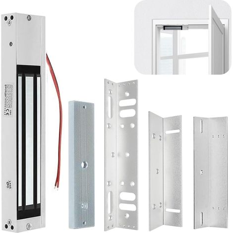 Dc 12V 280KG Electric Magnetic Lock 600Lb Hold Force For Door Access Control System Host Controller Door Entry Nc Mode For Home Security System (1/5)