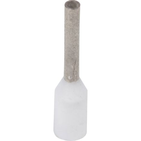 Guaina terminale isolata per cavi HI 0.5/8 DIN bianca E08KH-02010111621 /100 pezzi/