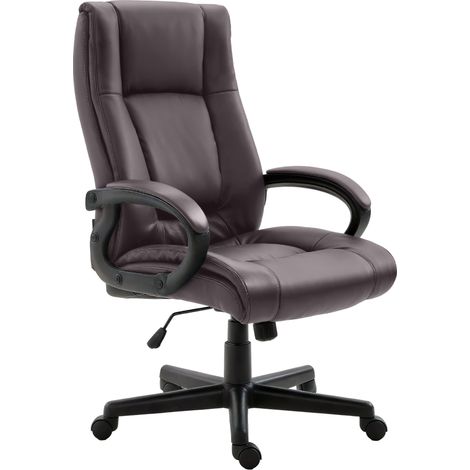 Bürostuhl XL Sparta Kunstleder braun