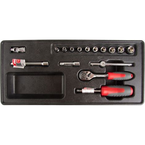 Plateau de rangement Proline-tools 58703 39,5x18 cm 16 emplacements