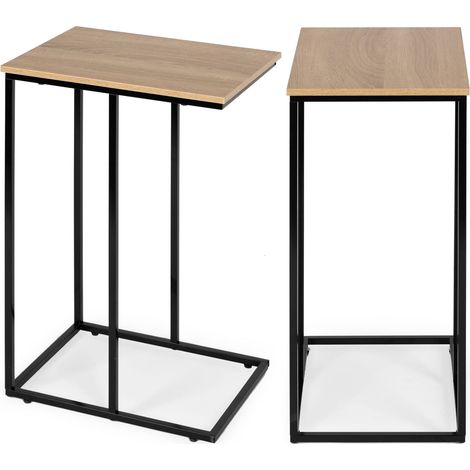 Mobiler beistelltisch fur einen laptop metallgestell modernhome