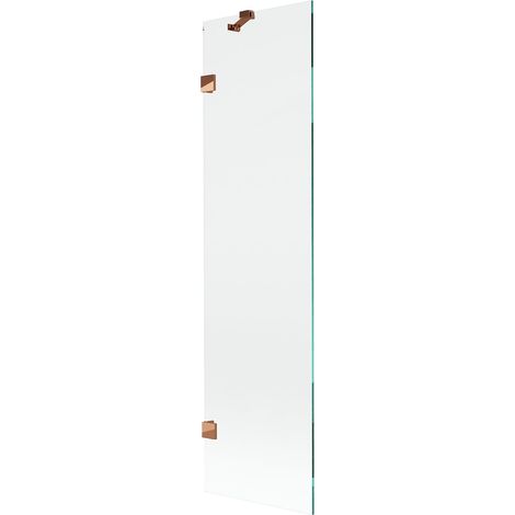 Mexen Lunar biombo de ducha de 1 ala 50 x 150 cm, transparente, oro rosa - 897-050-000-60-00 (1/5)