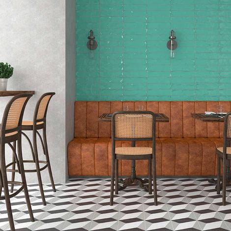 Carrelage Mural Premium Aston Teal Série 7,5x30cm (1/2)