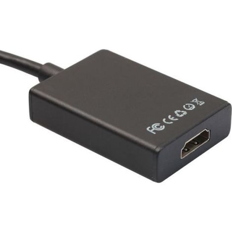 Câble Adaptateur Convertisseur VGA mâle Vers HDMI Femelle Sortie 1080 P HD+Audio TV AV HDTV (1/2)