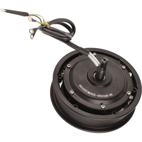 Moyeuse Roue Moteur 10 Pouces 36V-60V 500W-1200W 75km/h Frein à Tambour pour Vélo Électrique Moto Scooter