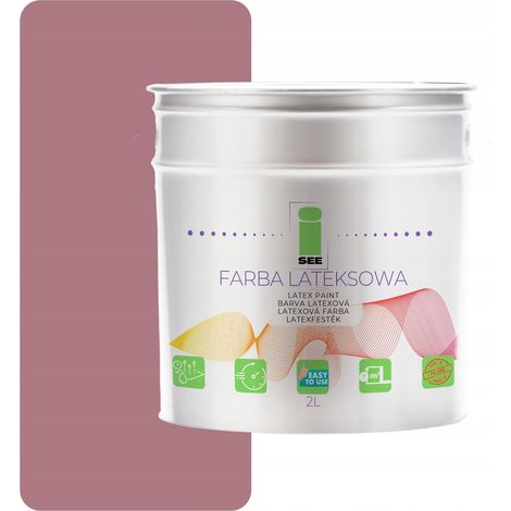 PITTURA MURALE AL LATTICE PER INTERNI TURKISH ROSE 2L PRODUTTORE (1/5)