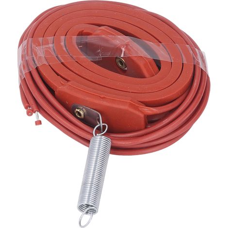Flexibles, wasserdichtes Silikonheizband aus Ni-Cr-Legierungsdraht für Rohre, 40 W, 220 V (1/5)