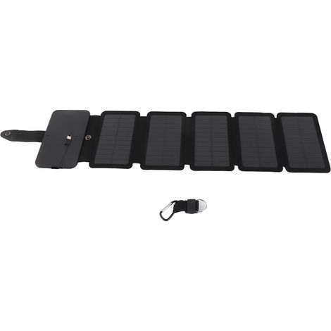 Panneau solaire extérieur pliable et Portable 5V 1A avec boussole pour le Camping (1/5)