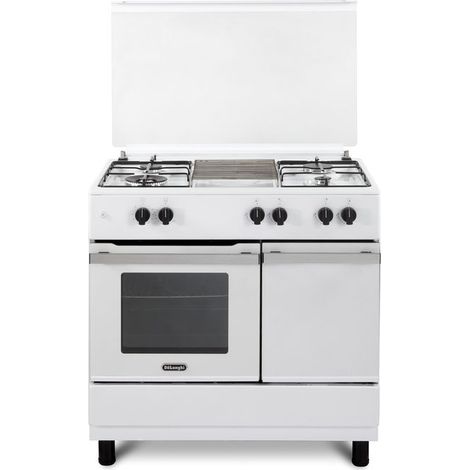 De'Longhi Cucina a Gas 90 cm Bianca DL964GWB