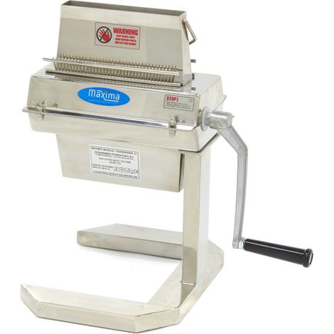 Attendrisseur de viande - 2 rouleaux - 37 lames - 17,5 x 2,5 cm entrée - Maxima (1/5)