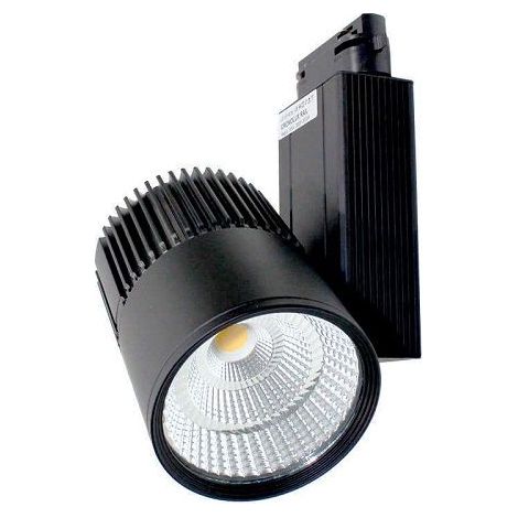 Foco carril led Dori orientable luz fria Negro 30W (1/4)