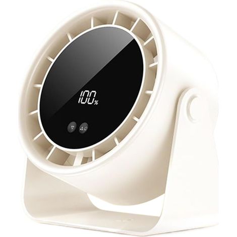 Petit Ventilateur Bureau Silencieux Ventilateur Personnel Sans Fil (1/5)