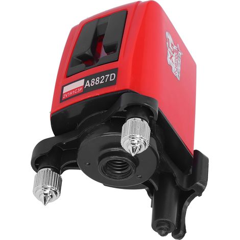 A8827D Télémètre laser portable 360° 2 lignes 1 point, outil de nivellement pour l'architecture et le bâtiment (1/5)
