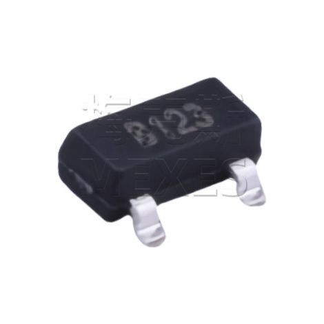 Changdian/Changjing BSS123 SOT-23 N-channel 100V 170mA MOSFET IC chip electronic components, 5 units per pack.