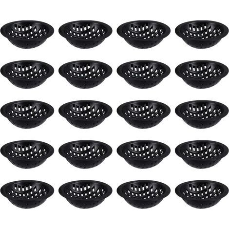 Lot de 20 Coussinets de Drainage Respirants en Maille pour Pots de Fleurs et Bonsaï – Diamètre 5,5 cm – Anti-Fuite, Jardin Extérieur (1/5)