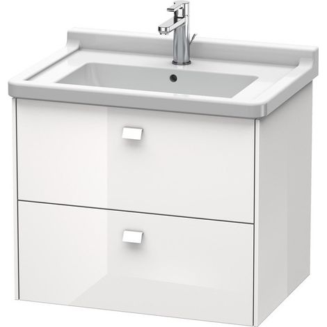 Meuble sous-vasque BRIOSO 563x670x469mm blanc brillant