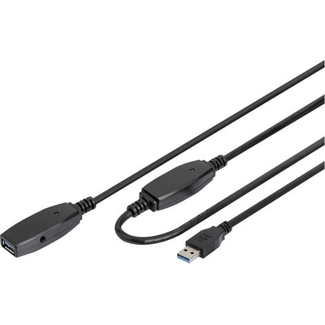 Digitus DA-73105 cavo USB 3.2 Gen 1 nero 10 metri (1/5)