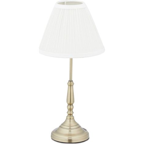 Lampada da tavolo vintage design moderno 30 x 30 x 40 cm illuminazione soffusa atmosfera accogliente in metallo dorato 130007887